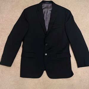 Egara Black Slim Fit Sports Coat/Blazer.  40 S